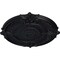 Ekena Millwork Attica Acanthus Leaf Ceiling Medallion (Fits Canopies up to 4 5/8"), 53 1/2"OD x 3 1/2"P, Steel Gray CM53ATSGS - alternate 3